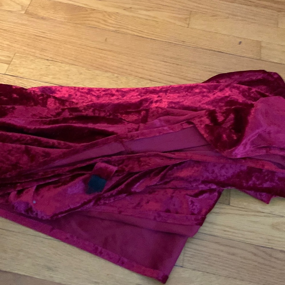 Red velvet cape